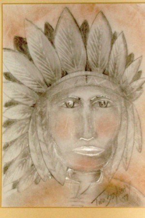 Indian, pencil - My class with Mr. West